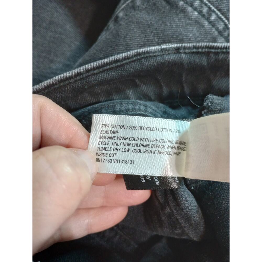 Universal Thread Jeans Ladies 6‎ Black High Rise Flare - Picture 6 of 7